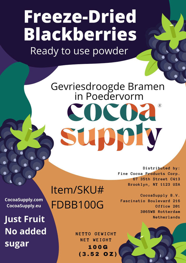 Freeze-Dried Blackberries - 100% fruit powder