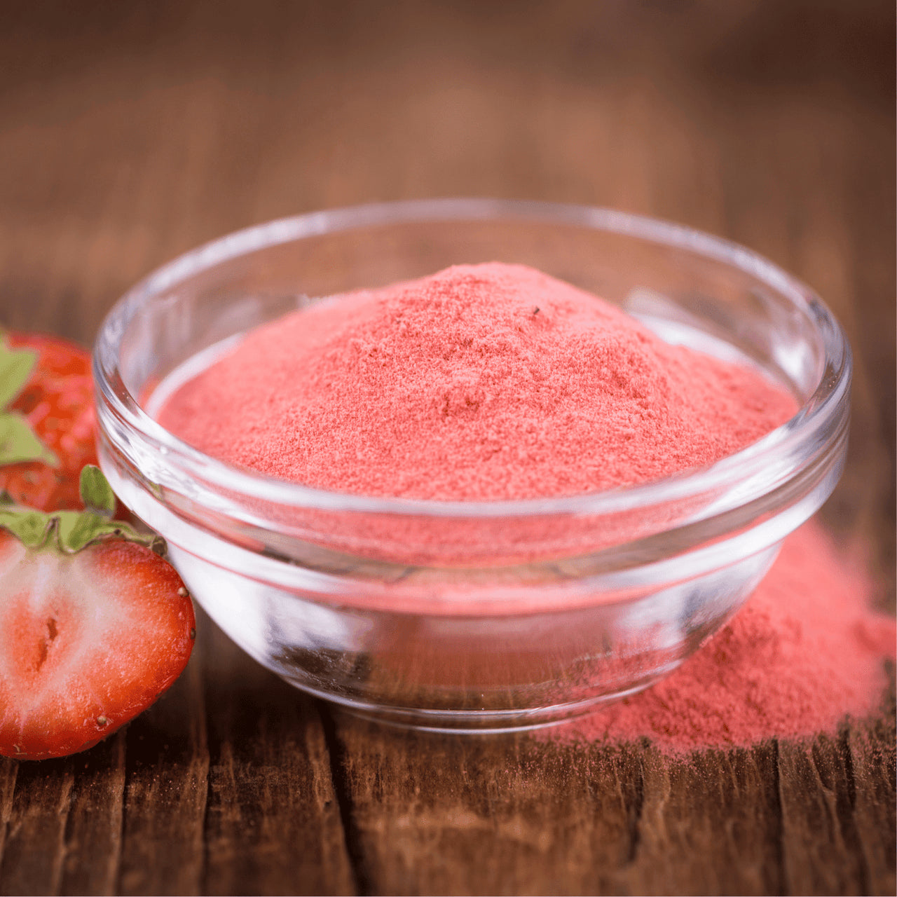 Freeze-Dried Strawberry Fruit- 100% pulp powder